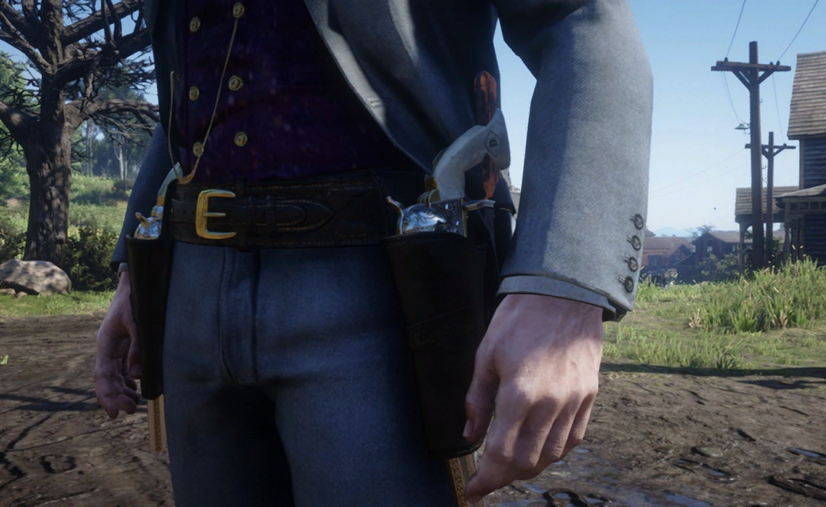 Does anyone know if there's a mod to get this gunbelt? - RDR2 Mods
