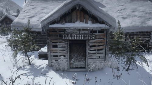 Could contain: outdoor, snow, log cabin, hut, plant, shack, shed, freezing, sugar house, house, building, winter, covered, cabin